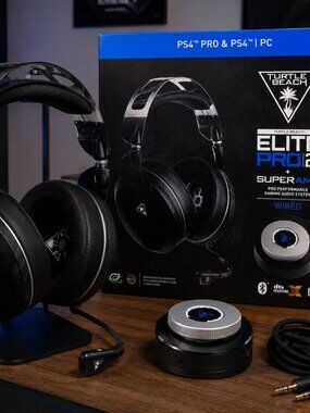 Turtle Beach Elite Pro 2 + SuperAmp Wired Gaming Headset PS4 PS5 PC Complete